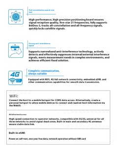 Receptor GNSS Stonex S6II S900+ S990+ DGPS Stonex S980A ESurvey <span class=keywords><strong>E800</strong></span> G990 RTK <span class=keywords><strong>GPS</strong></span> Stonex para Comnav S3A - Product Image 5