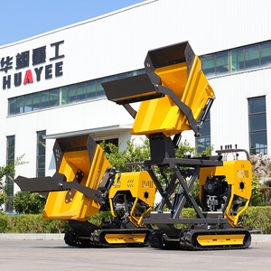 HY-A05 Mini camion hydraulique chenillé Dumper recruter Agent pas cher petit transporteur sur chenilles usine directement vente Mini Dumpers - Product Image 2