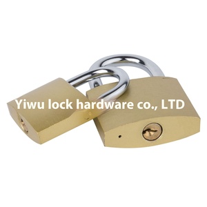 Candado de hierro con llave de una palabra de desbloqueo directo de 32mm, candado de seguridad de tamaño pequeño con Material de acero inoxidable, candado pequeño de acero de cobre - Product Image 3