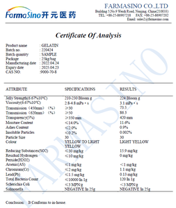 <span class=keywords><strong>Gélatine</strong></span> en poudre Bloom 210-230 Halal 25KG/Sac Qualité alimentaire <span class=keywords><strong>Ingrédients</strong></span> alimentaires comestibles - Product Image 5