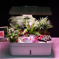 Jardinière Intelligente de Bureau pour Cultures Intérieures, Système de Culture Hydroponique à 12 Compartiments, Lumière LED pour la Croissance des Plantes, Hauteur Réglable, Homologué FCC/CE