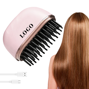 Fast Style Mini Hot Comb Cordless Straightener Brush Fast <b>Heating</b> Portable Hair Tool for Travel Home Use - Product Image 1