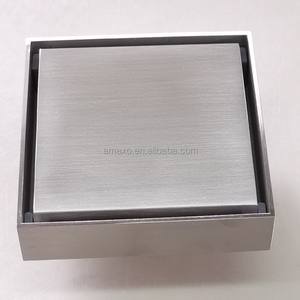 כיסויי ניקוז דקורטיביים מצופים כרום AMAXO 3 לחדרי אמבטיה במלונות, ניקוז רצפתי נסתר עם אחריות ל-5 שנים - Product Image 5