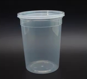 HACAMY-Caja de plástico PP de grado alimenticio personalizada con tapa hermética para sopa caliente, contenedores de sopa desechables a prueba de fugas - Product Image 2