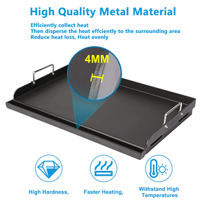 Nhà Máy Bán Buôn Đúc Sắt Nướng Tấm Ngoài Trời Vỉ Nướng Pan Flat Top Nướng Với Có Thể Tháo Rời Xử Lý - Product Image 5