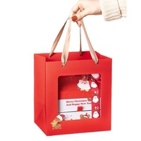 Nouvel an boîte de papier de noël personnalisé cuisson bonbons biscuits Mousse oeuf tarte dessert flocon de neige croustillant Nougat boîte d'emballage cadeau