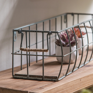 Prateleiras Flutuantes de Metal Estilo Fazenda Conjunto Rústico de <span class=keywords><strong>2</strong></span> Prateleiras Montadas na Parede para Decoração de Sala de Estar Banheiro Quarto - Product Image 5