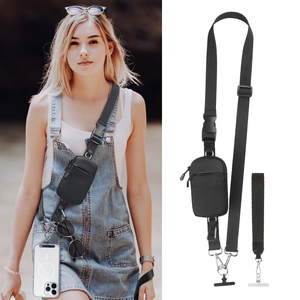 Factory Customized Cell Phone <strong>Straps</strong> <strong>Bags</strong> <strong>With</strong> Anti Theft Lanyard , Whole Set Cross Body Nylon <strong>Straps</strong> <strong>Bags</strong> - Product Image 4
