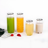 Pots jetables en plastique transparent avec logo personnalisé, tasses à thé, café, jus, gobelet personnalisable pour les boissons