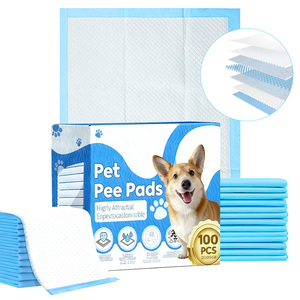 6-lagige 60x60cm Biologisch Abbaubare Baumwolle IP68 Wasserdichte Geruchskontrolle Modische Hunde-Welpen-Trainingsunterlagen Einweg Umweltfreundlich - Product Image 1
