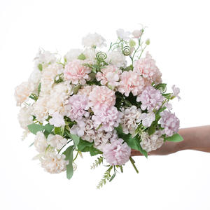 Искусственные весенние гортензии, реалистичные композиции из искусственных цветов подходят для свадеб и украшения дома. - Product Image 4