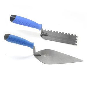 Juego de 12 Paletas de Acero Inoxidable con Mango de Plástico y Agarre Ergonómico para Enlucido y Albañilería - Product Image 5