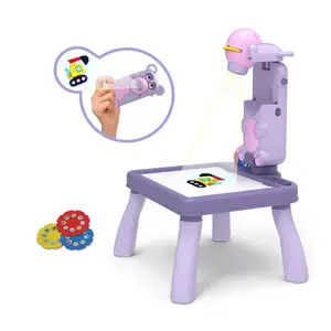 3合1绘图玩具Diy相机投影塑料绘图玩具魔术绘图板