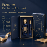 Set de Regalo de Mini Perfumes de Lujo Personalizados para Mujer y Hombre, Tamaño Viaje, para Tiendas Online, Proveedor Mayorista