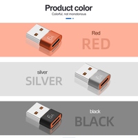 Mini 6A OTG USB3.0 a USB C Adaptador hembra Cargador rápido para iPhone 15 Pro Max y para Samsung S24 Ultra Compatible con computadoras portátiles