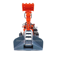 Machine de chargement et de déblaiement minier de type chenillé ZIO, fabricant chinois, avec moteur de 11 kW et capacité de 50 m³/h