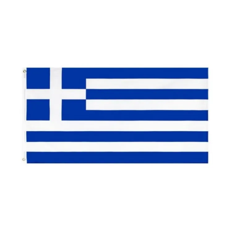 Fábrica Bandeiras Personalizadas Todos os Países Poliéster Personalizado Grécia Nacional País Bandeiras