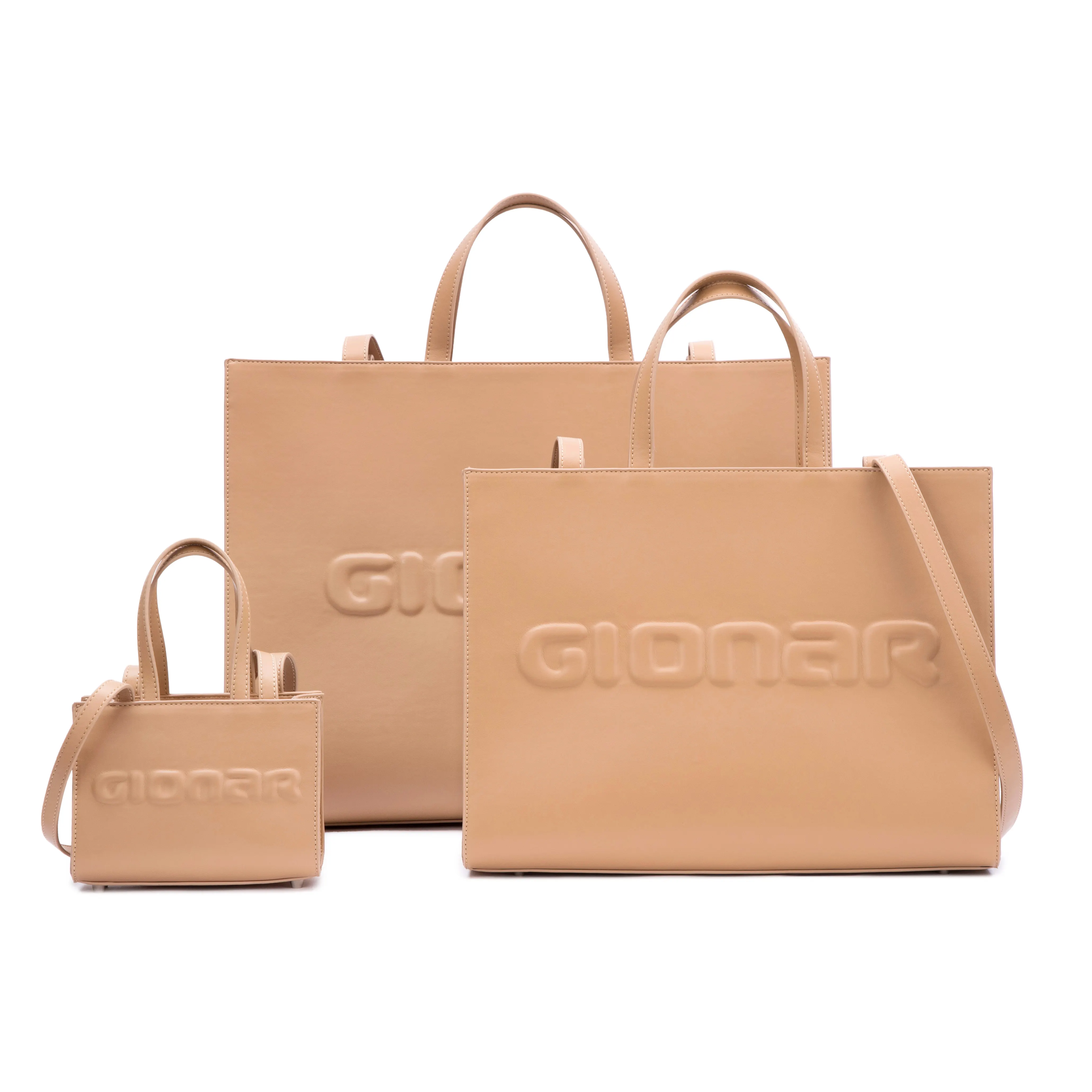 Manufacture Luxury Leather Handbags For Women Shoulder Tote Bag Handbags Set