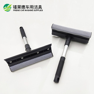 Friend Car Washing Supplies Double Sided <b>Window</b> <b>Brush</b> T Shape Glass Squeegee With Extendable Handle For Car Windshield <b>Cleaning</b> - Product Image 4