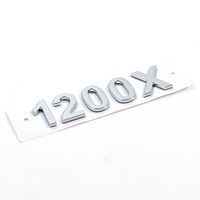 Emblème de voiture 3D chromé de luxe - Badge arrière de coffre argenté étanche avec adhésif 3M pour décoration automobile haut de gamme (vente en gros)