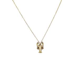 Collier Pendentif Tendance en Acier Inoxydable 316L Plaqué Or PVD, Charme Scorpion Durable et Résistant - Product Image 1