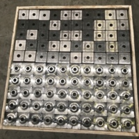 Bloc de rotor de broyeur à percussion à lames carrées, outil de coupe en acier allié HRC58-62 pour déchets plastiques et caoutchouc, tailles personnalisées OEM