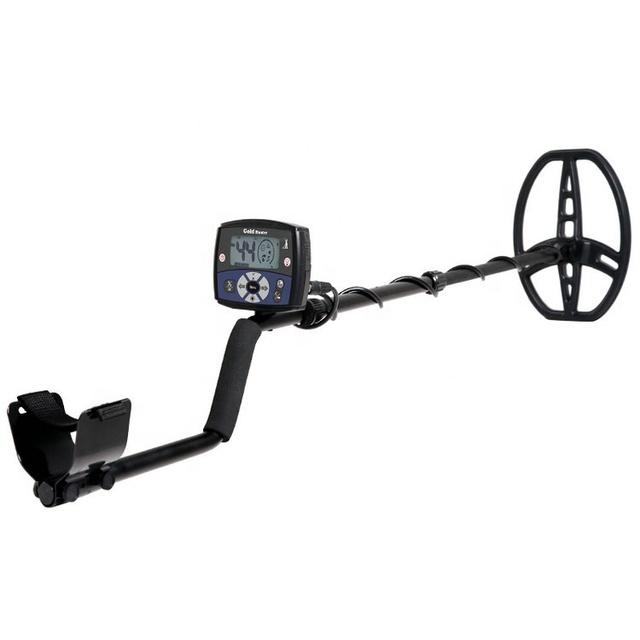 Professional Handheld Adjustable Pole Metal Gold Detector with LCD Display and 9V Power
