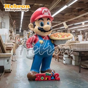 Escultura Decorativa Navideña de Anime Pintada a Mano y Personalizada de Fábrica, Estatua de Resina de <span class=keywords><strong>Mario</strong></span> <span class=keywords><strong>Bros</strong></span> en 3D - Product Image 3