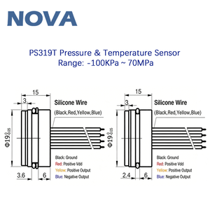 Sensor <span class=keywords><strong>de</strong></span> Presión Cerámico Inteligente OEM, Precisión del 0.5%, 1.5mA/5V, Piezoresistivo, Bajo Precio, China - Product Image 6