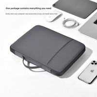 Sac pour ordinateur portable en gros, housse multifonctionnelle pour ordinateurs portables Apple Huawei 13,3 14 pouces, polyester super léger, anti-chute