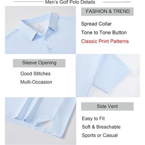 Camiseta de Golf Personalizada para Hombre, Manga Corta, Secado Rápido, Polo de Alto Rendimiento - Product Image 4