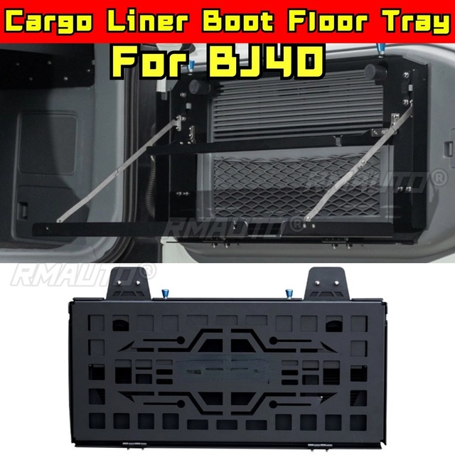 Cargo Liner Boot Floor Tray Rear Row Seat Back Cover Protector Cargo Trunk Modification Part For BJ40 Exterior Accessories