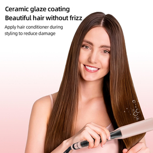 Lisseur à vapeur 65W avec plaques larges de 1,25 pouce, panneau numérique et réglage multi-températures – Outil de lissage professionnel pour salon - Product Image 3