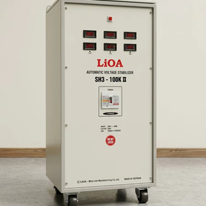 Stabilisateur de tension automatique LiOA SH3 100K II 100 kVA 3 phases Régulateur de puissance AC haute capacité pour lignes de production industrielles - Product Image 1