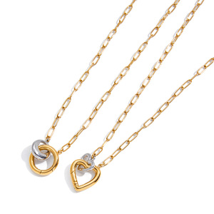 2025 New Build <span class=keywords><strong>You</strong></span> Own Jewelry Collares de joyería de moda Collar de cadena chapado en oro para hombre Mujer Gargantilla de acero inoxidable - Product Image 6