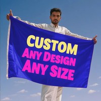 Drapeau personnalisé en polyester imprimé numériquement du logo national des Oromo, 3x5 pieds, bannières promotionnelles double face en toile avec en-tête – Grande Vente