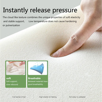 Kunden spezifisches ortho pä disches Gel Memory Foam Ergonomisches Kissen Langlebiges Nacken bett Kühl kissen mit modernem geometrischem Muster