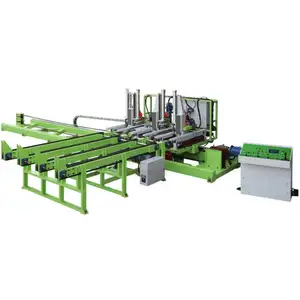 Sierra de cinta de corte de troncos WEHO Machinery, control CNC, sierra de cinta de troncos de corte de molino de madera vertical Industrial