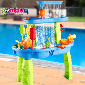 Bureau d'assemblage d'été en plein air jouets <span class=keywords><strong>table</strong></span> de jeu d'<span class=keywords><strong>eau</strong></span> de sable pour enfants - Product Image 2