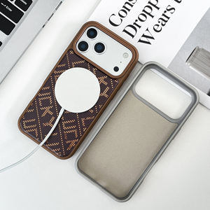 Fundas 2 en 1 de TPU para PC con carga inalámbrica para iPhone 17 Pro Pro Max, cubierta para teléfono móvil de <span class=keywords><strong>alta</strong></span> <span class=keywords><strong>gama</strong></span>, anti-huellas dactilares - Product Image 4