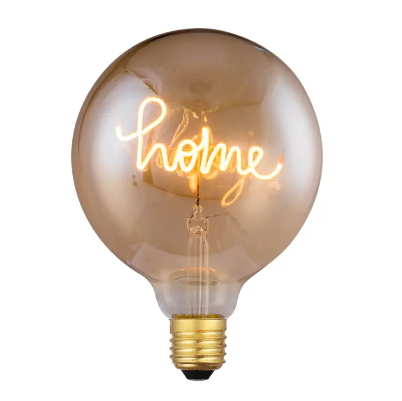 مصابيح عتيقة ديكور منزلي فاخر اديسون كريسماس G125 4W E27 مصباح خيوط ليد مرن لين