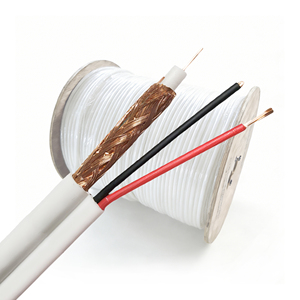 <span class=keywords><strong>Cable</strong></span> de Alimentación <span class=keywords><strong>Coaxial</strong></span> RG6, Acero Revestido de Cobre (CCS), 75 Ohmios, Rollo de 200m, Señal Digital de Alta Velocidad, Reforzado con Alambre de Acero, Uso en Exteriores - Product Image 2