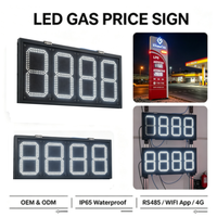 Afficheur de prix de station-service LED 8 pouces, mini affichage des prix du carburant, panneau de prix de station-service
