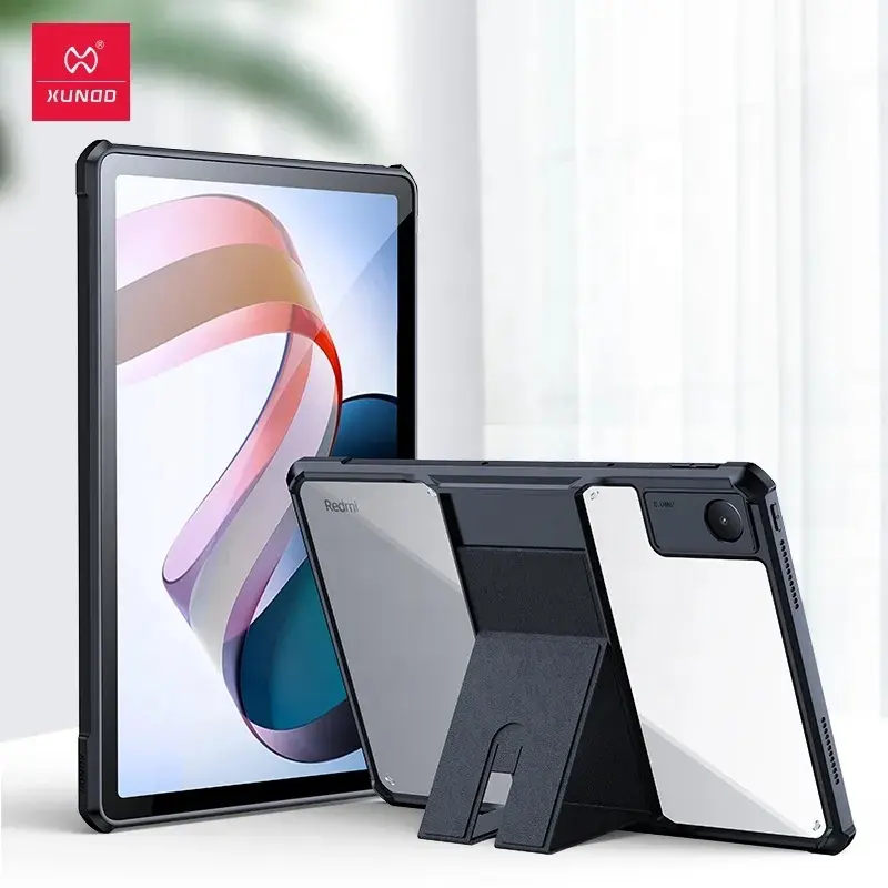 Xundd darbeye dayanıklı durumda Xiaomi Pad için 5 2022, koruyucu Tablet kapak ultra-ince tutucu standı Shell Redmi Pad 10.61 kapak