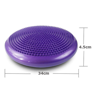 Almohadilla de Equilibrio Redonda Antideslizante a Prueba de Explosiones, Cojín de Equilibrio Inflable de PVC con Bomba - Product Image 2