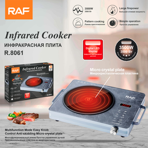 Fornello <span class=keywords><strong>a</strong></span> <span class=keywords><strong>induzione</strong></span> <span class=keywords><strong>a</strong></span> infrarossi 3500W con pannello in ceramica Micro cristallo <span class=keywords><strong>a</strong></span> bruciatore singolo, - Product Image 3