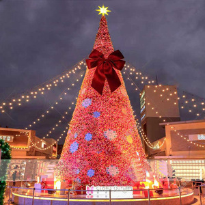 Árbol de <span class=keywords><strong>Navidad</strong></span> Gigante de Metal para Exteriores con Iluminación LED Comercial Personalizada para Plaza, Parque, Hotel, Centro Comercial - Product Image 1