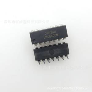 Amplificador operacional Lmc660cn, chip IC DIP14 para aplicaciones lineales - Product Image 3