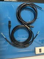 Câble de type Y02 avec connecteur PG9 3 broches 3x1.0mm2 500V IP67 3m de long pour équipement industriel automobile