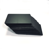 Fornitura di Fabbrica: Carta di Visita Intelligente NFC Contactless Completamente Nera Opaca, Ntag213/ntag215/ntag216, Impermeabile e Personalizzabile